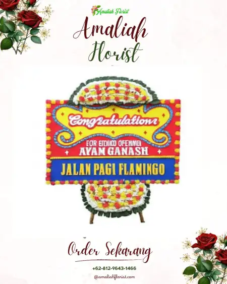Sewa Papan Bunga Merjosari